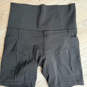 Athleta black biker shorts